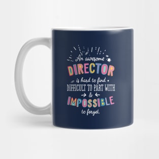 An awesome Director Gift Idea - Impossible to Forget Quote Mug